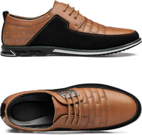 Herren Freizeitschuhe Leder Atmungsaktiv Rutschfest Komfort-Luzern Mode