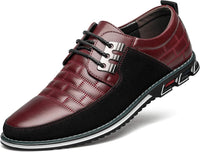 Herren Freizeitschuhe Leder Atmungsaktiv Rutschfest Komfort-Luzern Mode