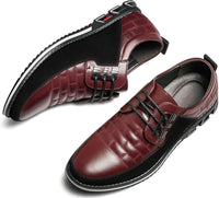 Herren Freizeitschuhe Leder Atmungsaktiv Rutschfest Komfort-Luzern Mode