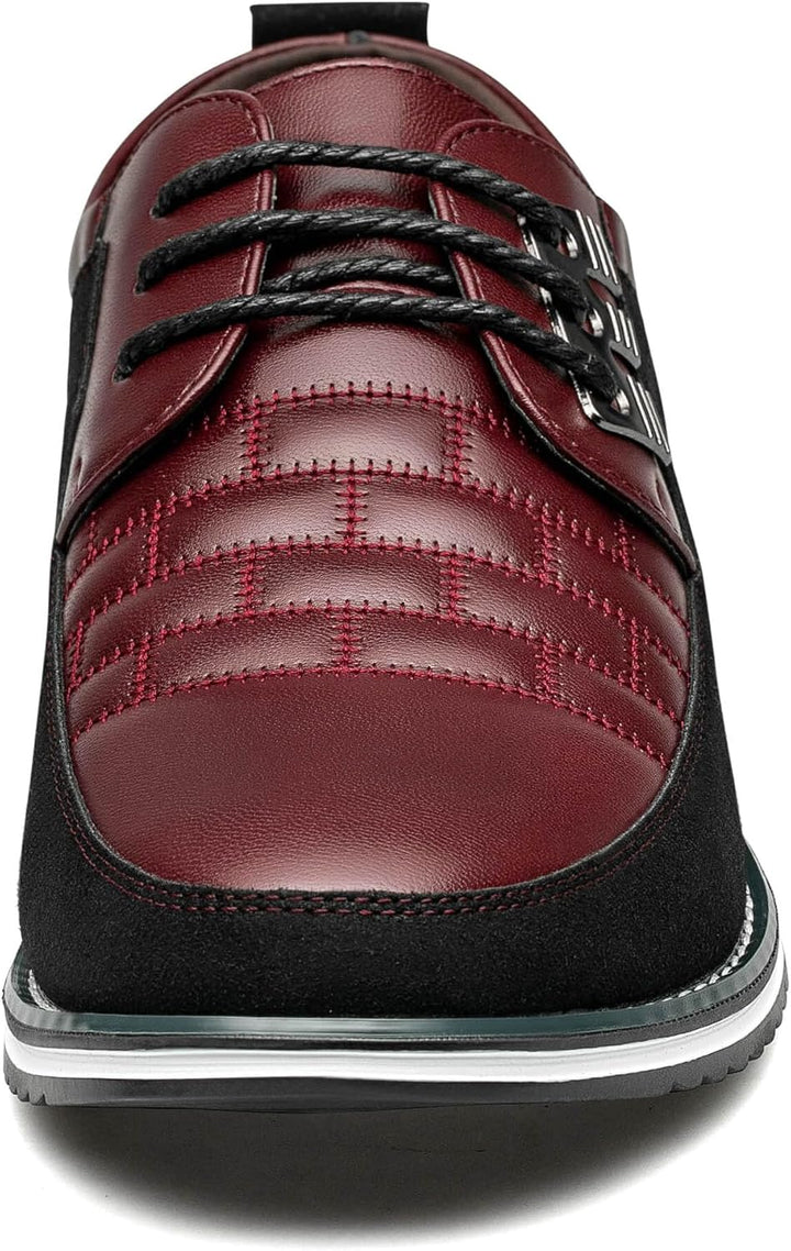 Herren Freizeitschuhe Leder Atmungsaktiv Rutschfest Komfort-Luzern Mode
