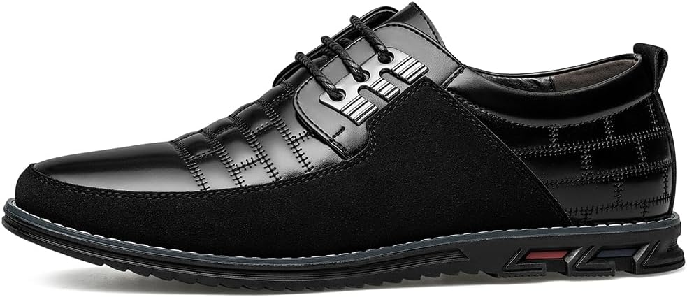 Herren Freizeitschuhe Leder Atmungsaktiv Rutschfest Komfort-Luzern Mode