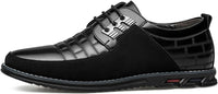 Herren Freizeitschuhe Leder Atmungsaktiv Rutschfest Komfort-Luzern Mode