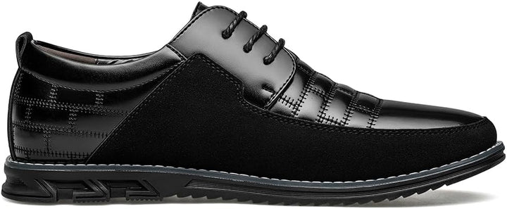 Herren Freizeitschuhe Leder Atmungsaktiv Rutschfest Komfort-Luzern Mode
