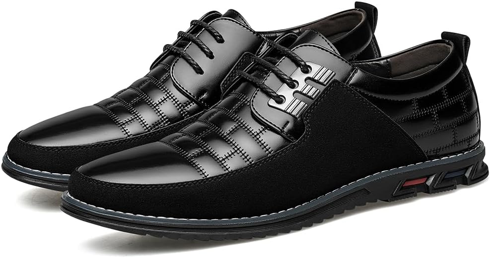 Herren Freizeitschuhe Leder Atmungsaktiv Rutschfest Komfort-Luzern Mode