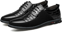 Herren Freizeitschuhe Leder Atmungsaktiv Rutschfest Komfort-Luzern Mode
