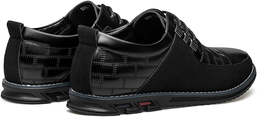 Herren Freizeitschuhe Leder Atmungsaktiv Rutschfest Komfort-Luzern Mode
