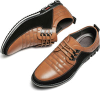 Herren Freizeitschuhe Leder Atmungsaktiv Rutschfest Komfort-Luzern Mode