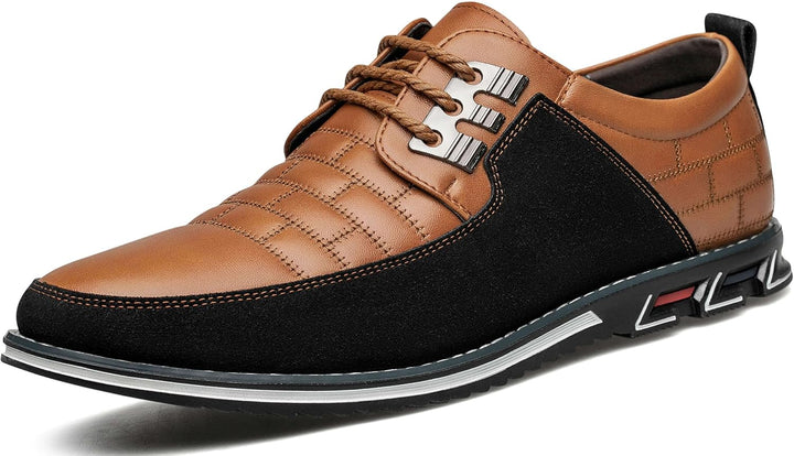 Herren Freizeitschuhe Leder Atmungsaktiv Rutschfest Komfort-Luzern Mode