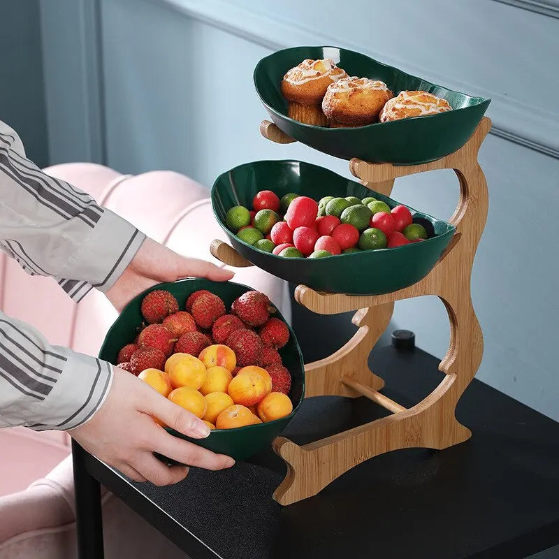 Obstschale | Ständer | 2-stöckig | 3-stöckig | Modern | Stilvoll | Langlebig-Luzern Mode