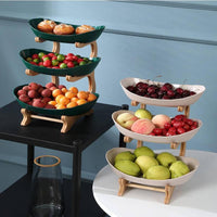 Obstschale | Ständer | 2-stöckig | 3-stöckig | Modern | Stilvoll | Langlebig-Luzern Mode