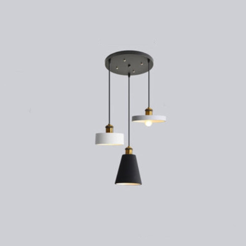 LED Hängeleuchte | Morandi Modern Stilvoll Einzigartig Atmosphärisch Vielseitig-3-flammig-Runde Deckenplatte-Luzern Mode