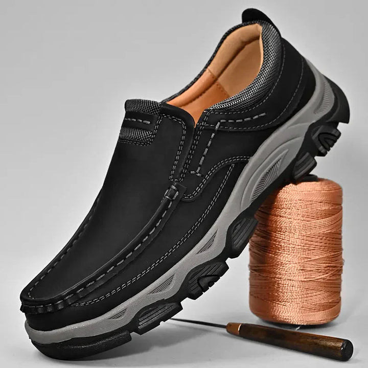 Orthopädische Herrenschuhe für täglichen Komfort kaufen-Schwarz-39-Luzern Mode
