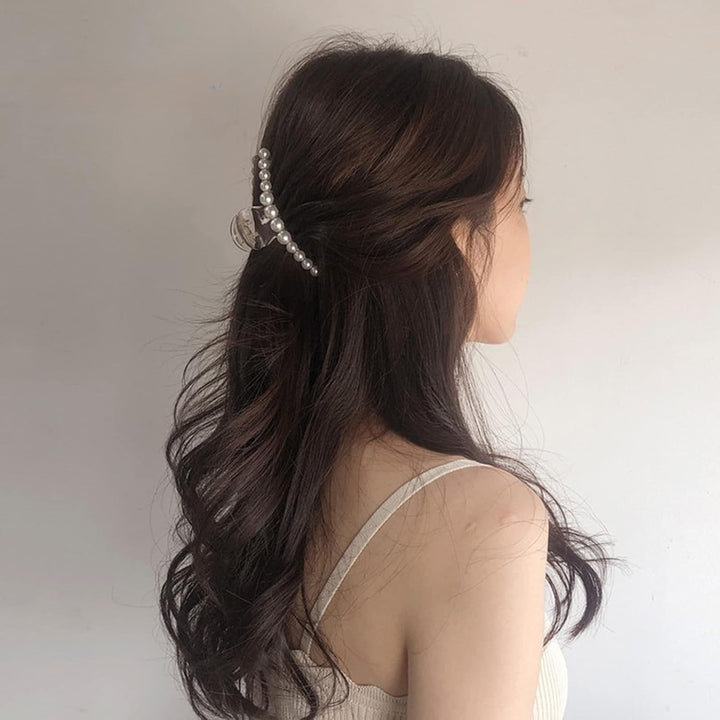 Perlen Haarklammer für Damen - Elegante Haaraccessoires-Luzern Mode