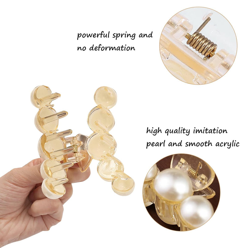 Perlen Haarklammer für Damen - Elegante Haaraccessoires-Luzern Mode