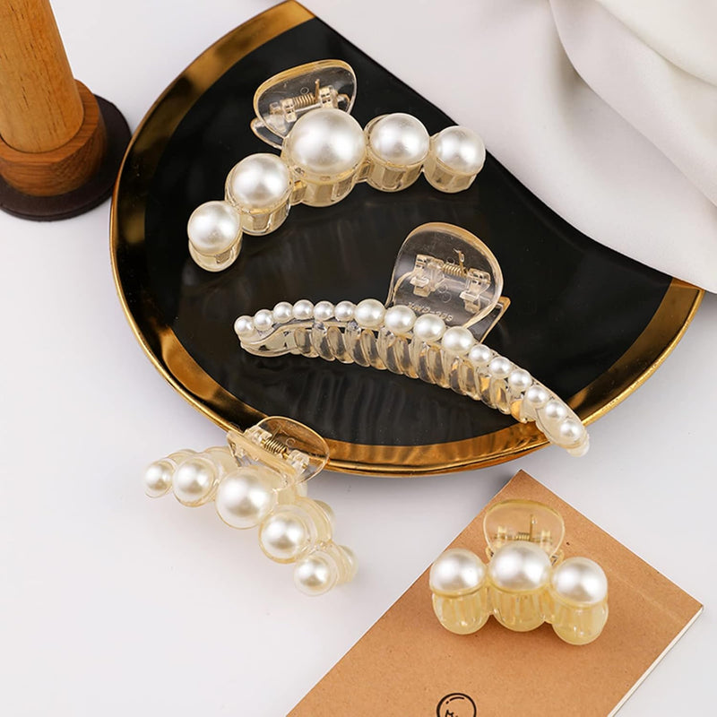 Perlen Haarklammer für Damen - Elegante Haaraccessoires-Luzern Mode