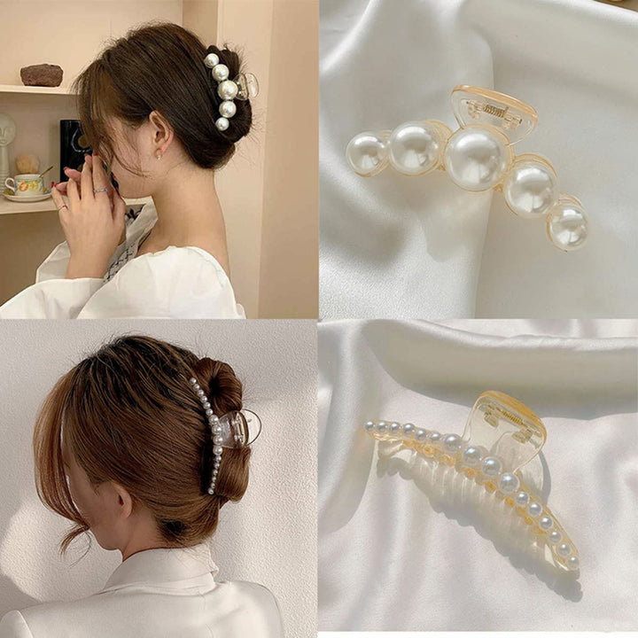 Perlen Haarklammer für Damen - Elegante Haaraccessoires-Luzern Mode