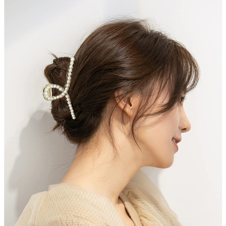 Perlen Haarklammer für Damen - Elegante Haaraccessoires-Luzern Mode