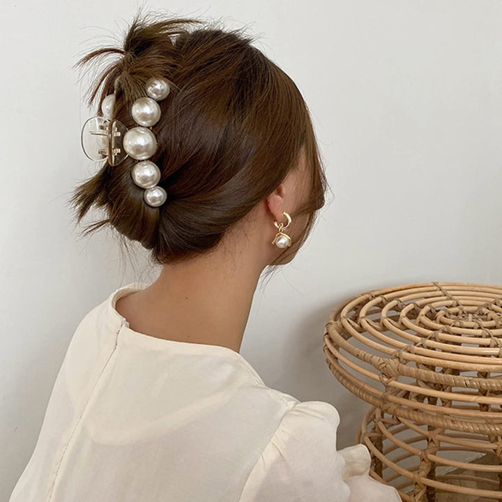 Perlen Haarklammer für Damen - Elegante Haaraccessoires-Luzern Mode