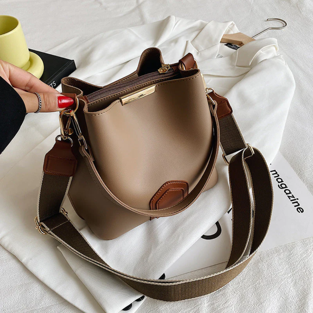 Luxuriöse Damenhandtasche mit verstellbarem Schultergurt-Luzern Mode