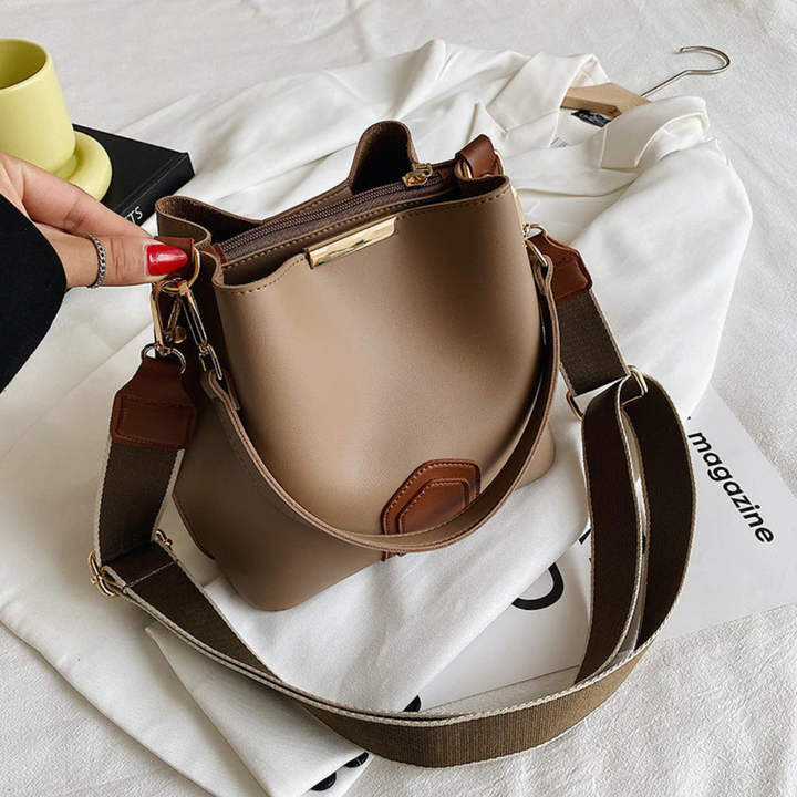 Luxuriöse Damenhandtasche mit verstellbarem Schultergurt-Luzern Mode