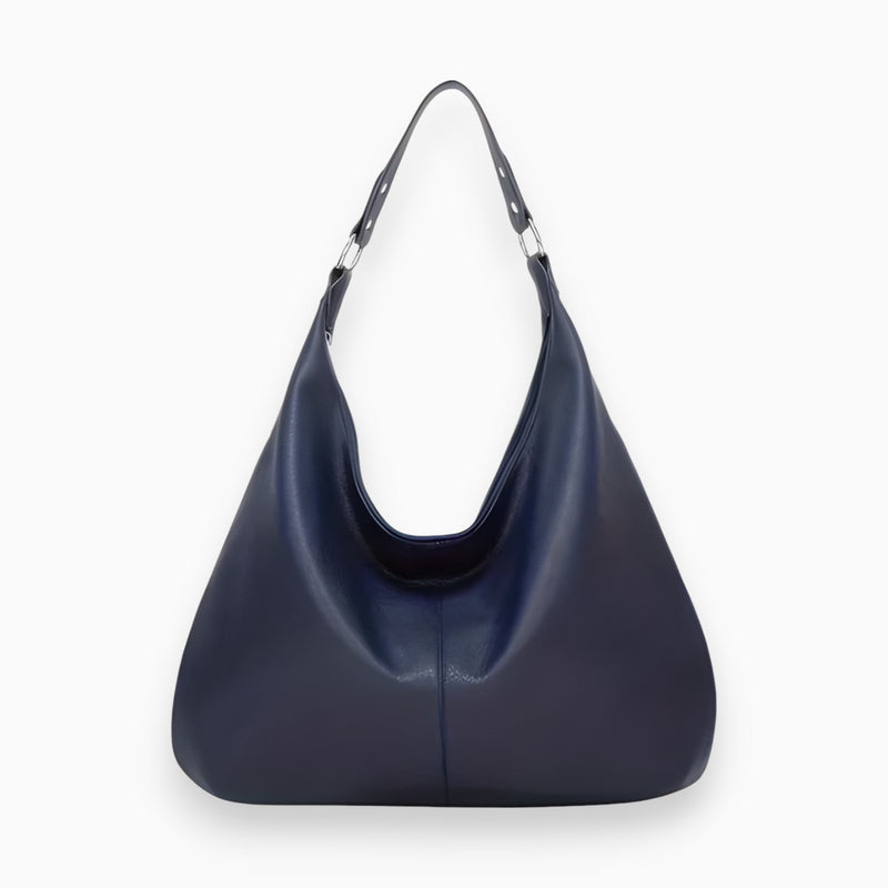 Hobo Ledertasche Damen - Elegante Schultertasche kaufen-Blau-Luzern Mode