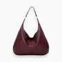 Hobo Ledertasche Damen - Elegante Schultertasche kaufen-Bordeauxrot-Luzern Mode