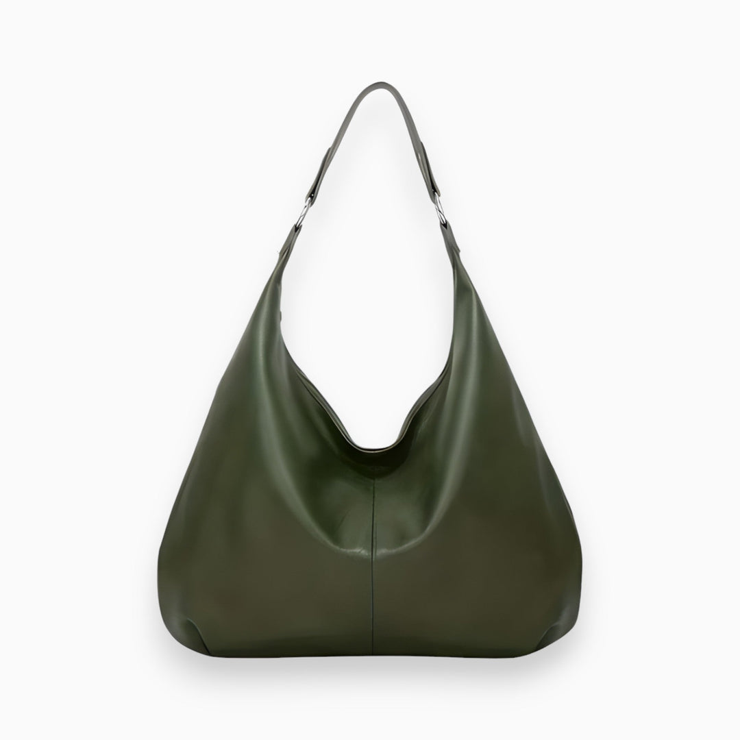 Hobo Ledertasche Damen - Elegante Schultertasche kaufen-Grün-Luzern Mode
