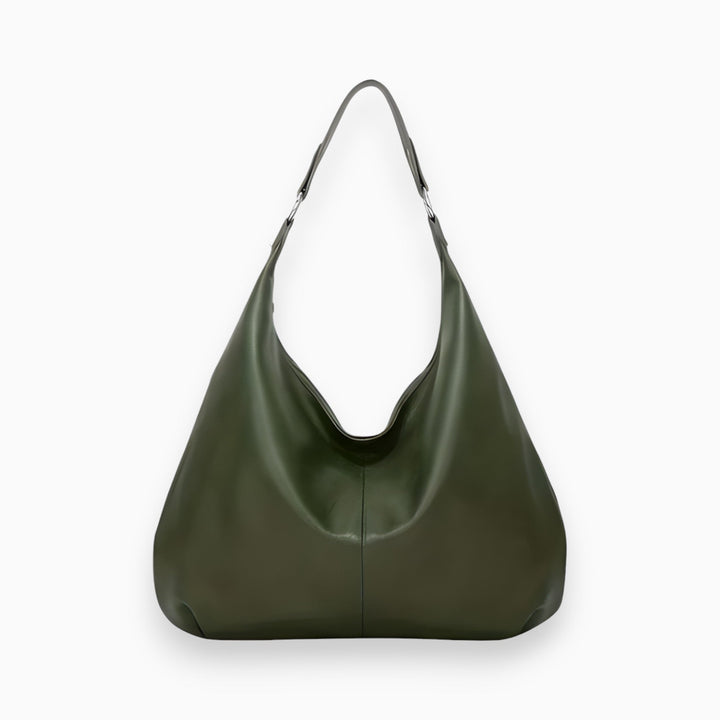 Hobo Ledertasche Damen - Elegante Schultertasche kaufen-Grün-Luzern Mode