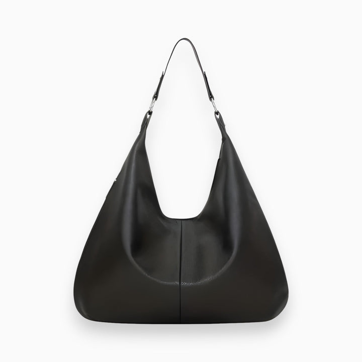 Hobo Ledertasche Damen - Elegante Schultertasche kaufen-Schwarz-Luzern Mode