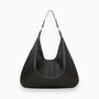 Hobo Ledertasche Damen - Elegante Schultertasche kaufen-Schwarz-Luzern Mode