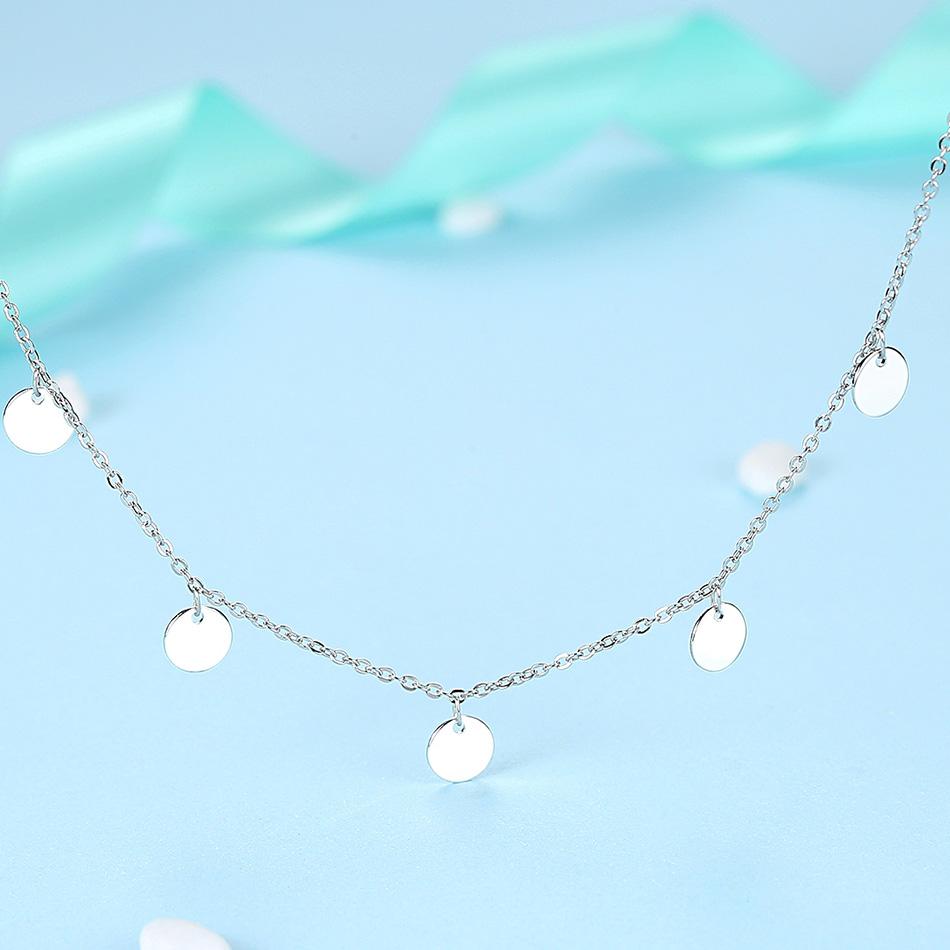 Silberhalskette | 925 Sterling Stilvoll Verstellbar Vielseitig-Luzern Mode