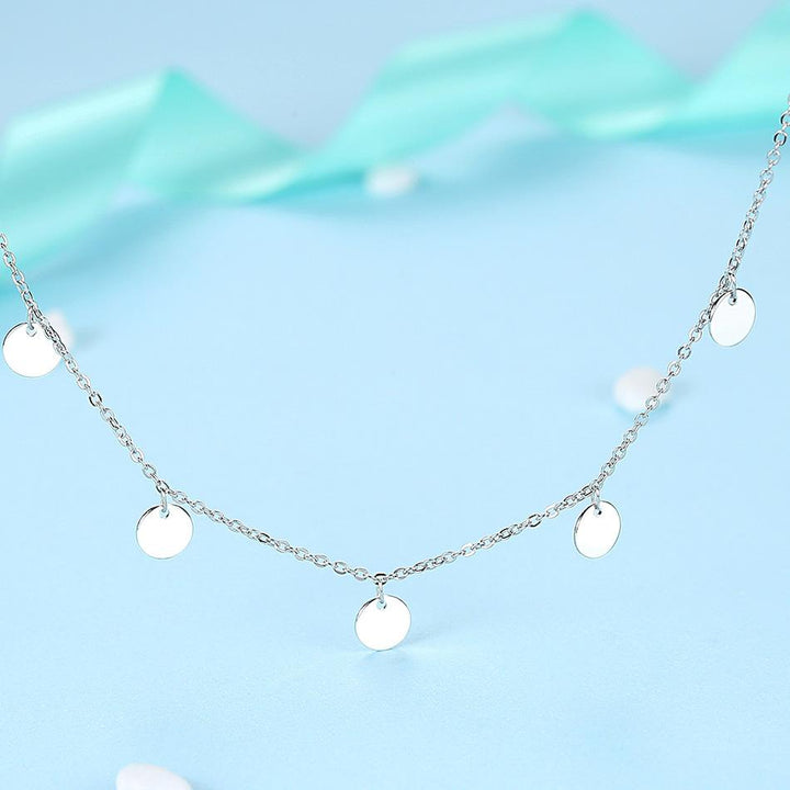 Silberhalskette | 925 Sterling Stilvoll Verstellbar Vielseitig-Luzern Mode