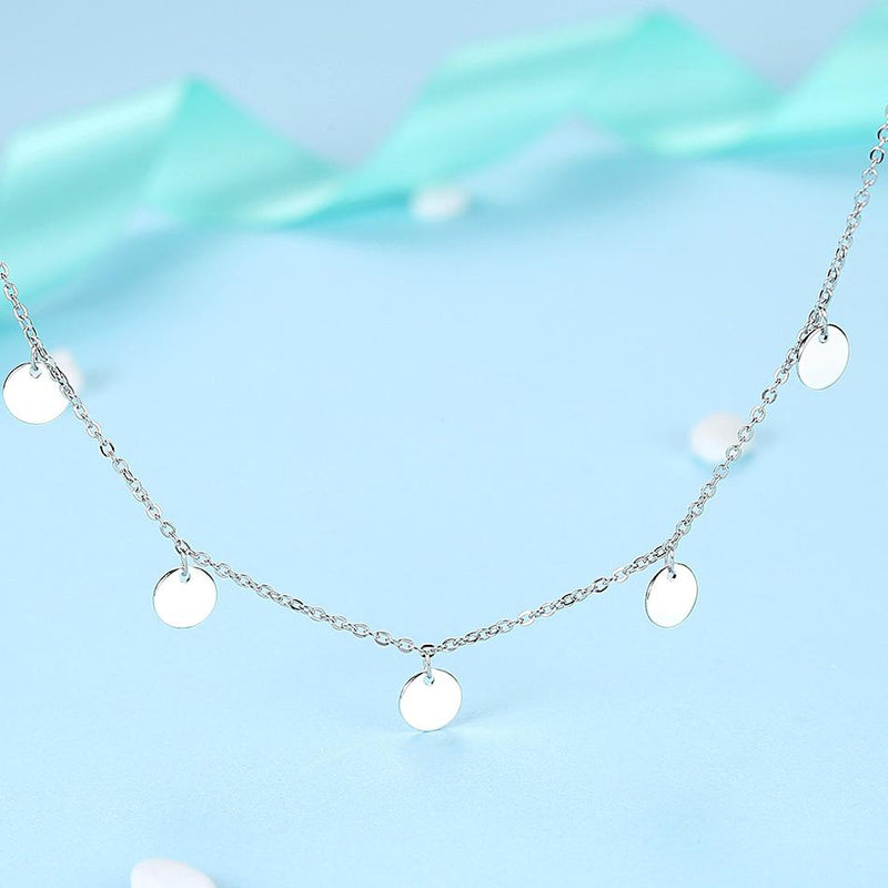 Silberhalskette | 925 Sterling Stilvoll Verstellbar Vielseitig-Luzern Mode