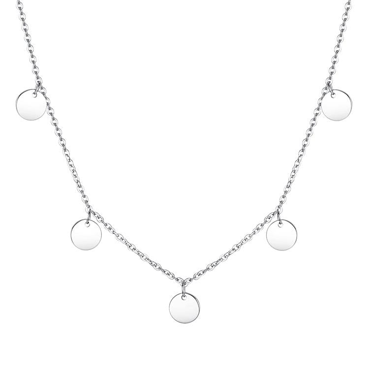 Silberhalskette | 925 Sterling Stilvoll Verstellbar Vielseitig-Luzern Mode
