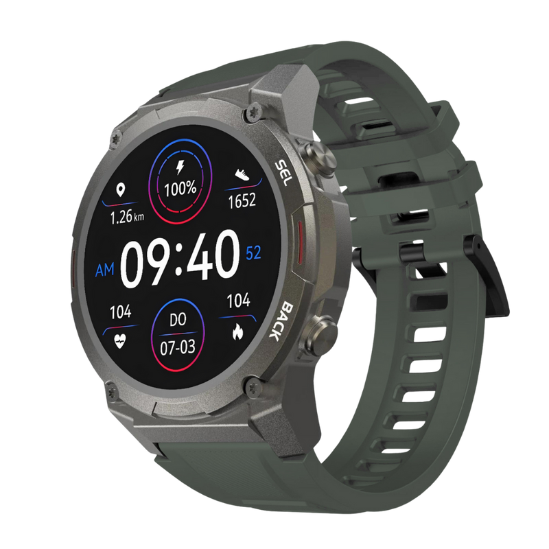 Smartwatch | Stilvoll | Vielseitig | Universell | Langlebig | Bluetooth-Dunkelgrün-Luzern Mode