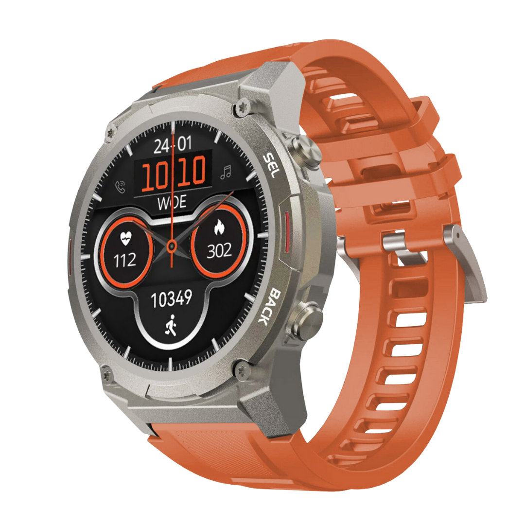 Smartwatch | Stilvoll | Vielseitig | Universell | Langlebig | Bluetooth-Orange-Luzern Mode
