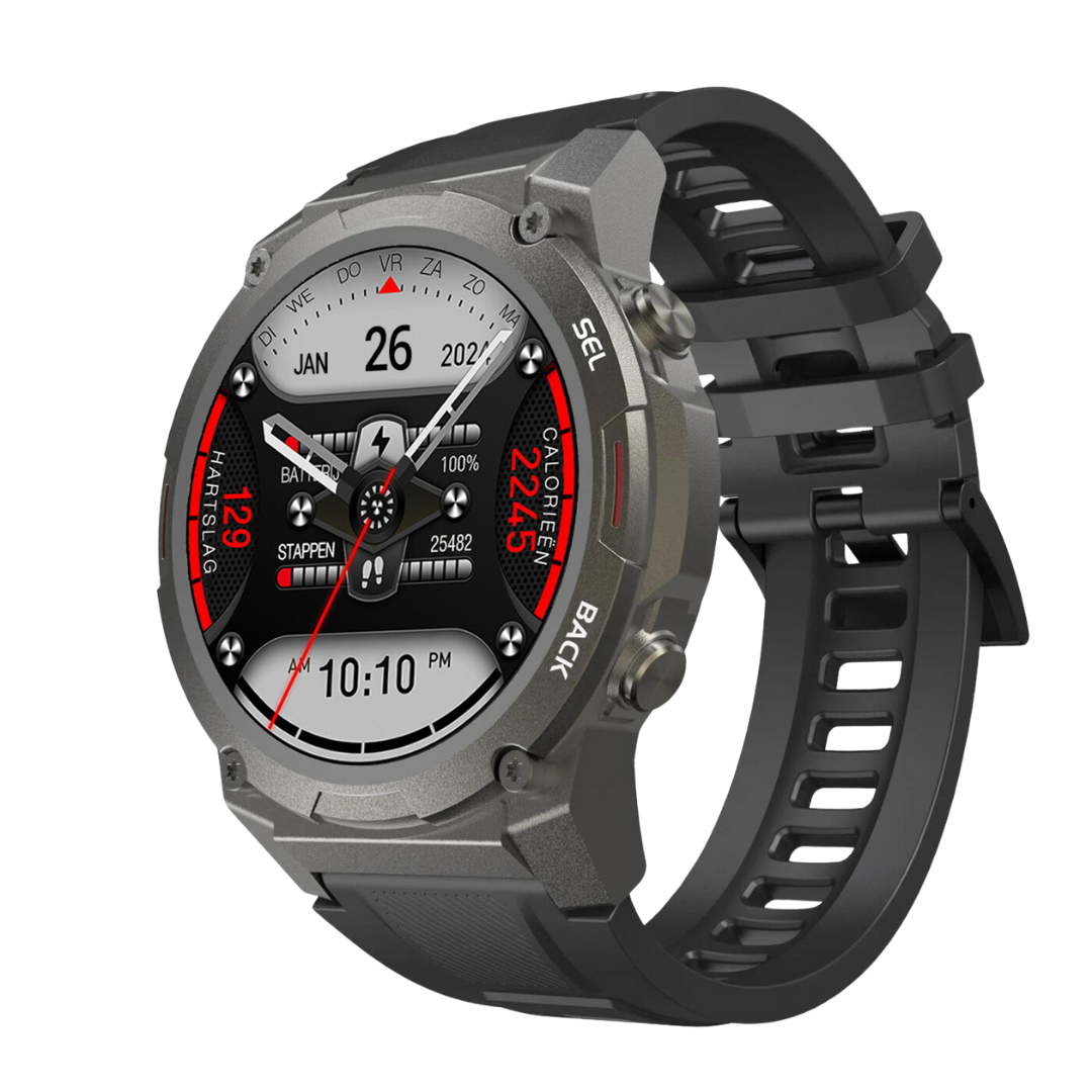 Smartwatch | Stilvoll | Vielseitig | Universell | Langlebig | Bluetooth-Schwarz-Luzern Mode