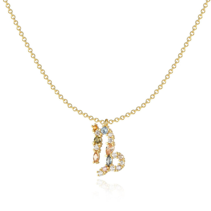 Sternzeichen-Kette | Silber Gold Stilvoll Einzigartig Verstellbar Langlebig-Gold-Steinbock-Luzern Mode