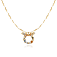 Sternzeichen-Kette | Silber Gold Stilvoll Einzigartig Verstellbar Langlebig-Gold-Stier-Luzern Mode