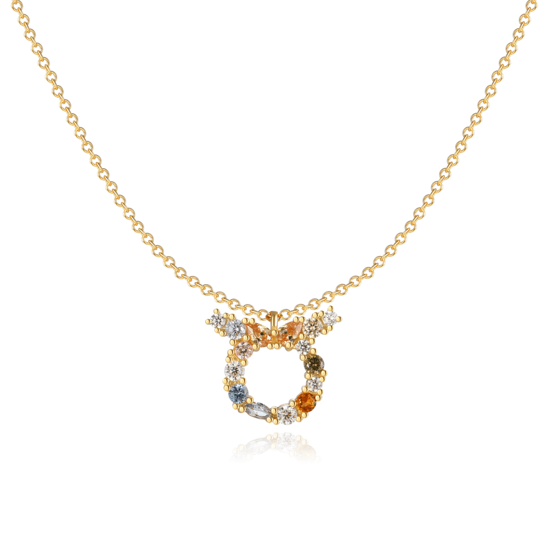 Sternzeichen-Kette | Silber Gold Stilvoll Einzigartig Verstellbar Langlebig-Gold-Stier-Luzern Mode