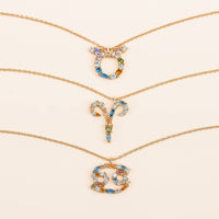Sternzeichen-Kette | Silber Gold Stilvoll Einzigartig Verstellbar Langlebig-Luzern Mode