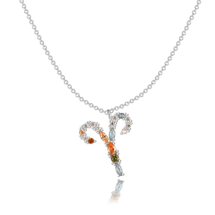 Sternzeichen-Kette | Silber Gold Stilvoll Einzigartig Verstellbar Langlebig-Silber-Widder-Luzern Mode