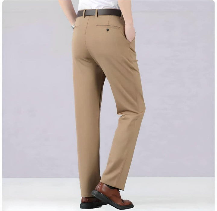 Herren Chinohose Business Casual Slim Fit Anzughose-Luzern Mode