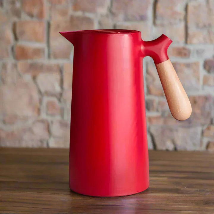 Thermosflasche | Skandinavisch | Stilvoll | Isolierend | Vielseitig | Langlebig-Rot-Luzern Mode