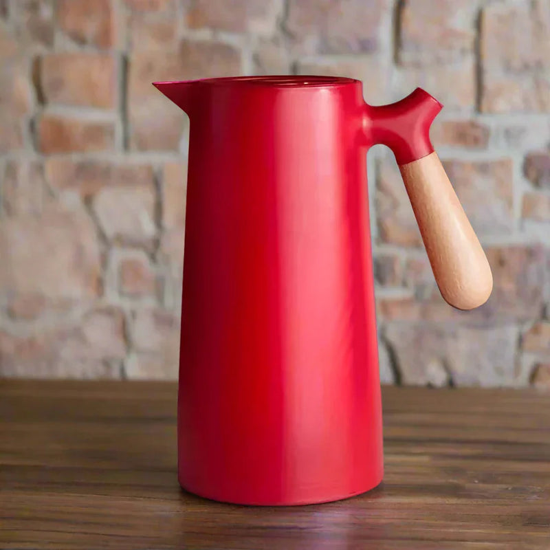 Thermosflasche | Skandinavisch | Stilvoll | Isolierend | Vielseitig | Langlebig-Rot-Luzern Mode