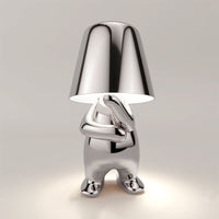Tischlampe | Stimmungsvolles Einzigartiges Stilvolles Langlebiges Beruhigendes Modernes-Denken in Silber-Luzern Mode