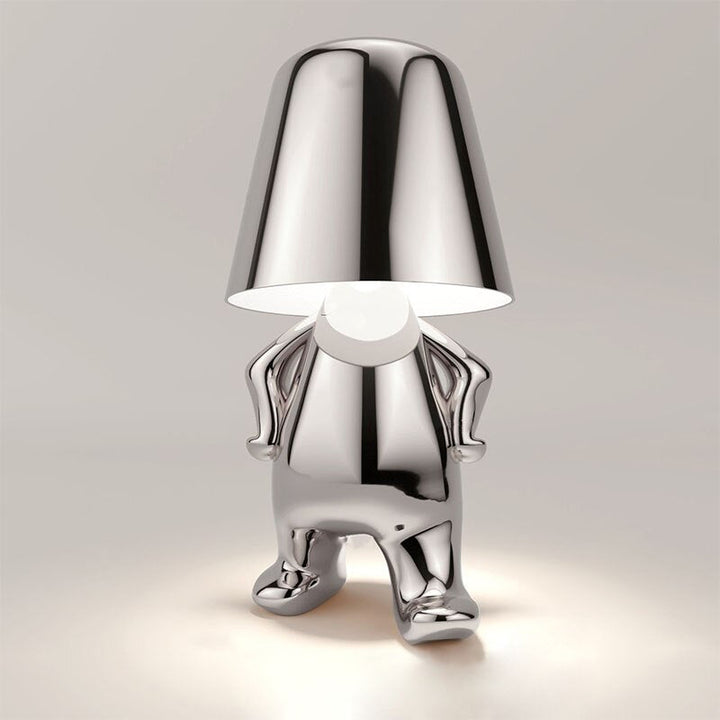 Tischlampe | Stimmungsvolles Einzigartiges Stilvolles Langlebiges Beruhigendes Modernes-Gehendes Silber-Luzern Mode