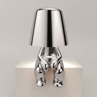 Tischlampe | Stimmungsvolles Einzigartiges Stilvolles Langlebiges Beruhigendes Modernes-Sitzendes Silber-Luzern Mode