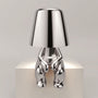 Tischlampe | Stimmungsvolles Einzigartiges Stilvolles Langlebiges Beruhigendes Modernes-Sitzendes Silber-Luzern Mode