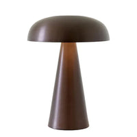 Tischlampe | Pilz Tragbar Kompakt Langlebig Stilvoll Wiederaufladbar-Bronze-Luzern Mode